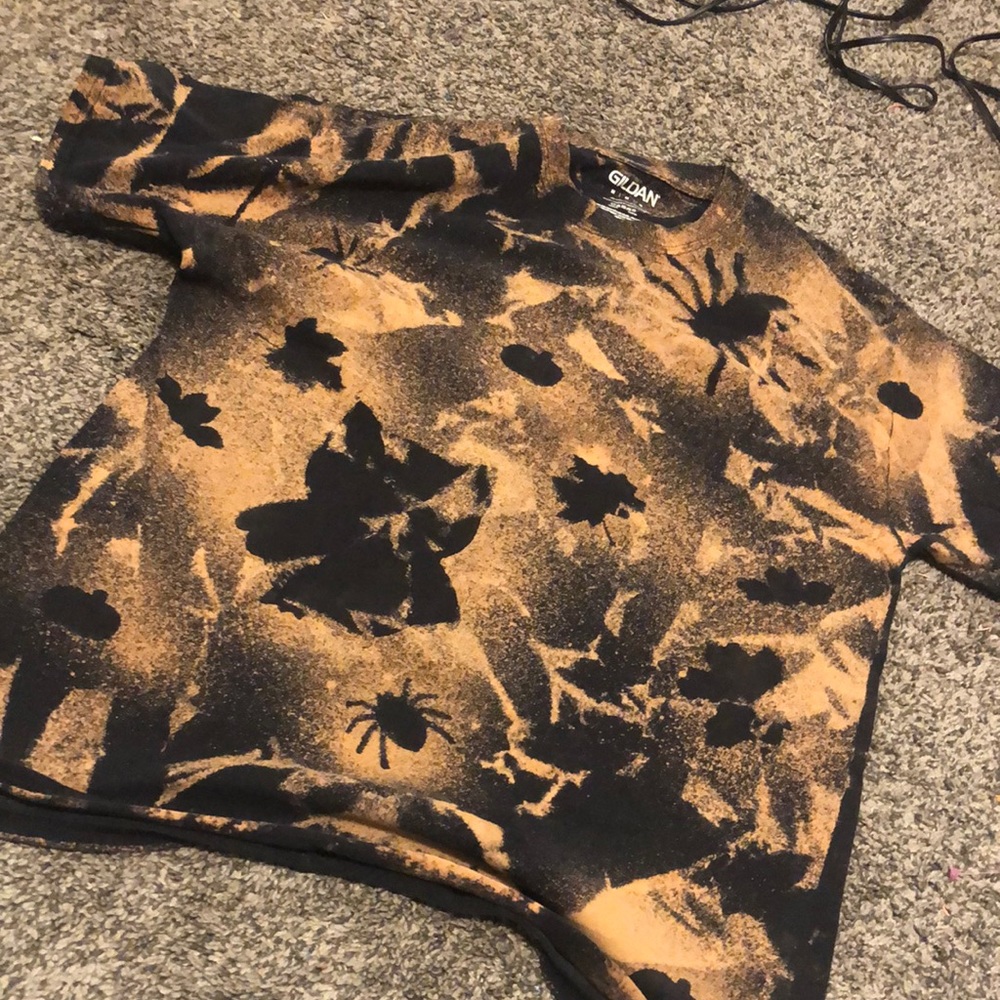 Halloween tie-dye T-shirt